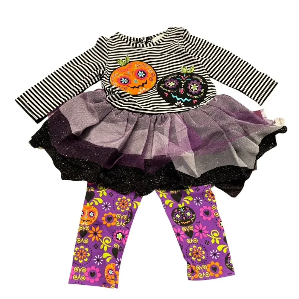 NWT Rare Editions 12M Halloween outfit
